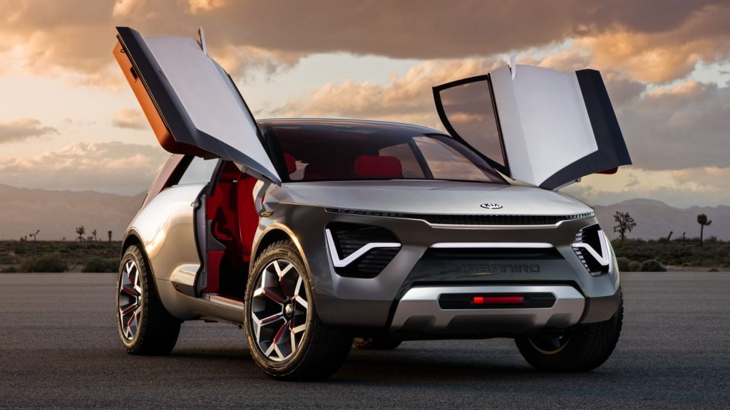 Kia spicy electric car concept at NY Auto Show 2019