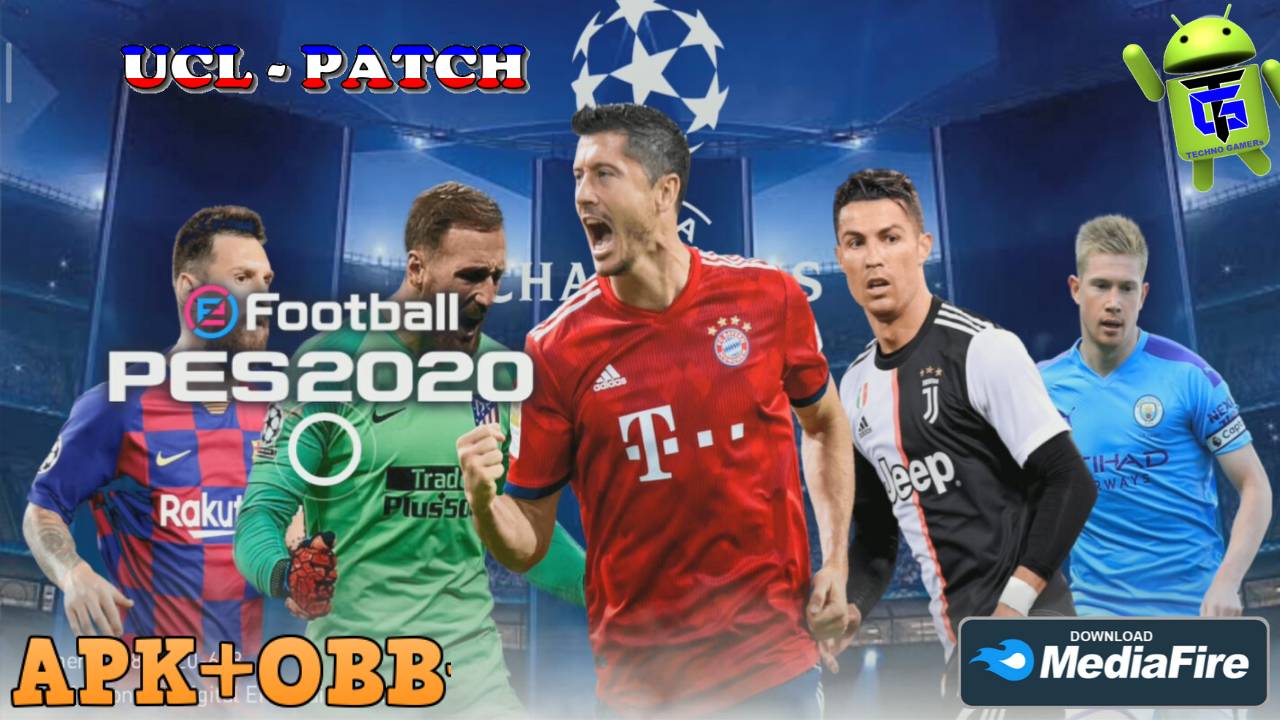eFootball PES 2020 UCL Patch Android Best Graphics Download