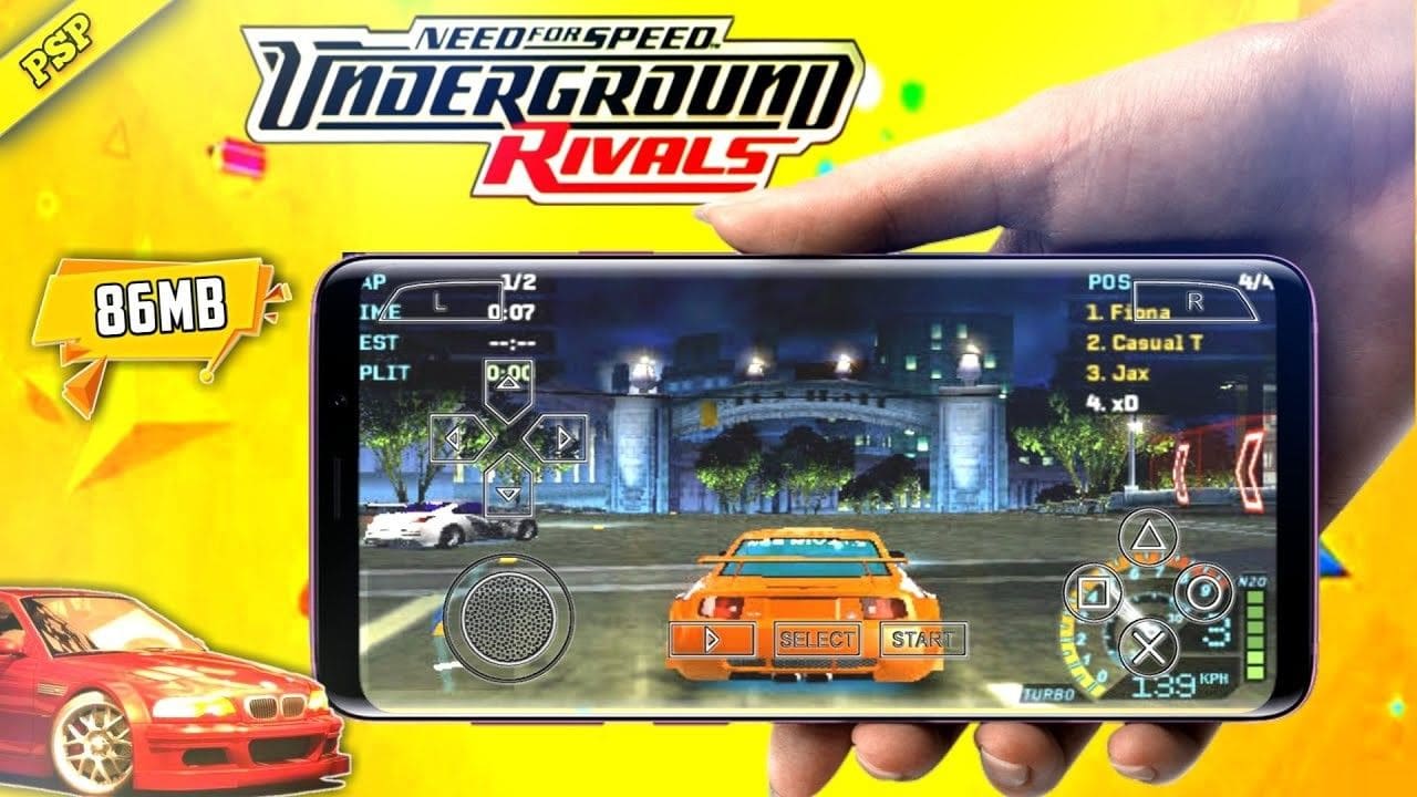 Need for Speed Underground Rivals PPSSPP Android Download
