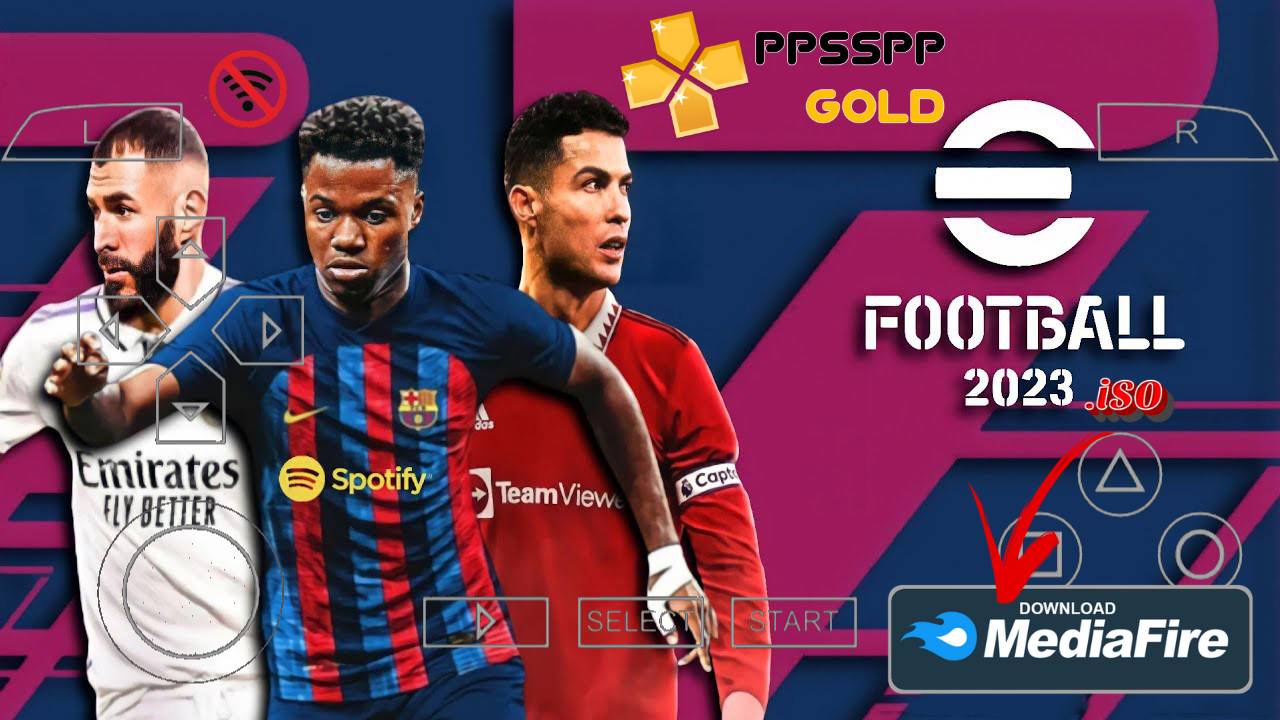 PES 2023 iSO Offline PS5 Camera Android Download