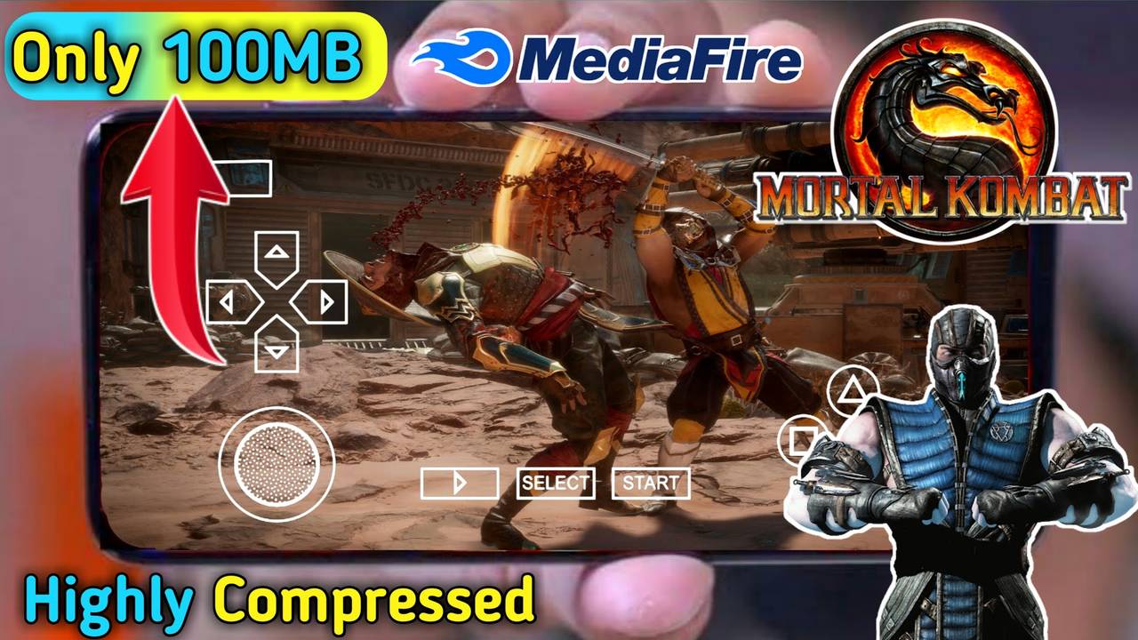 Mortal Kombat 9 iSO zip PPSSPP Download for Android
