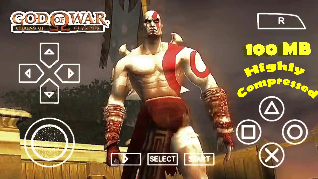 God of War Chains Of Olympus PPSSPP 100MB Download
